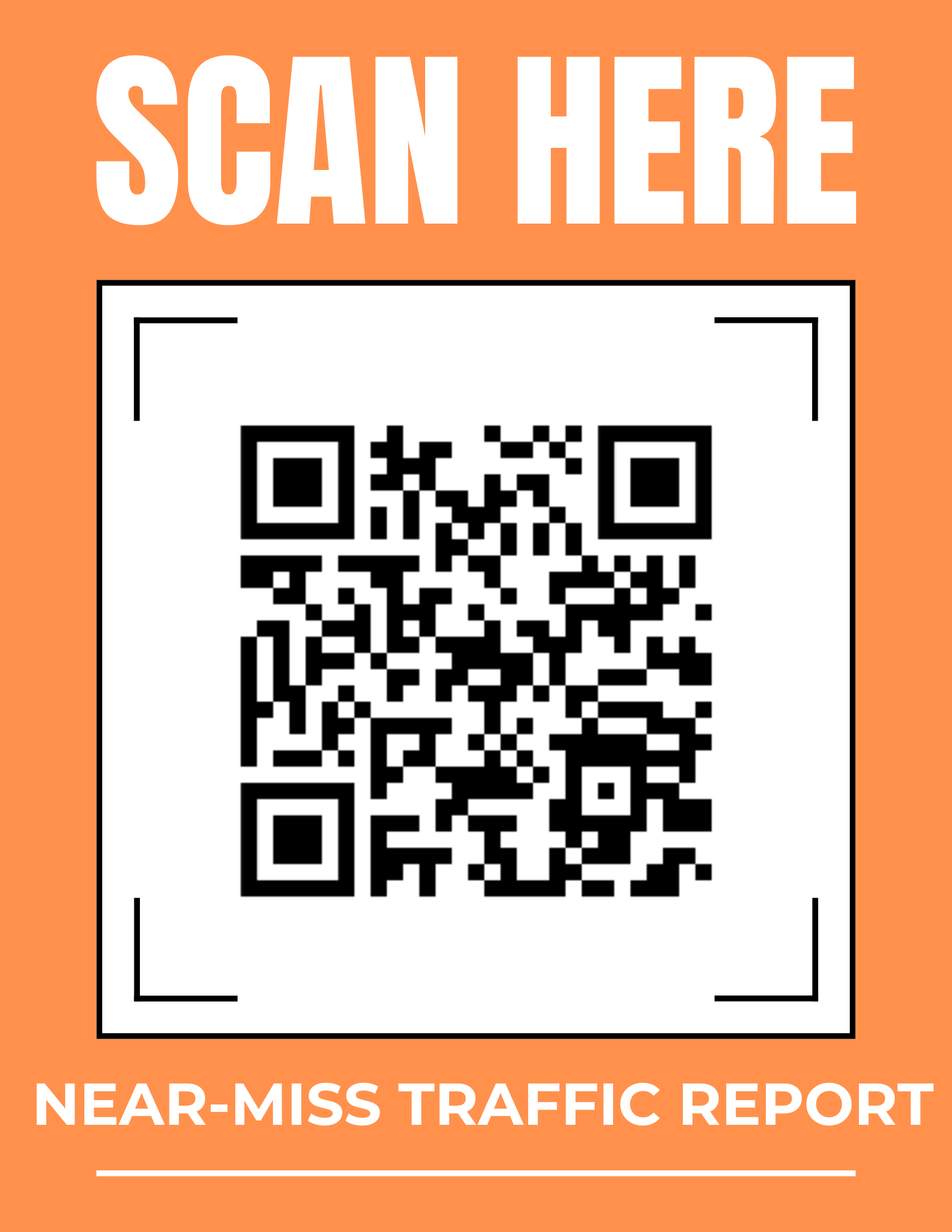 Near-Miss Traffic Report QR Code
